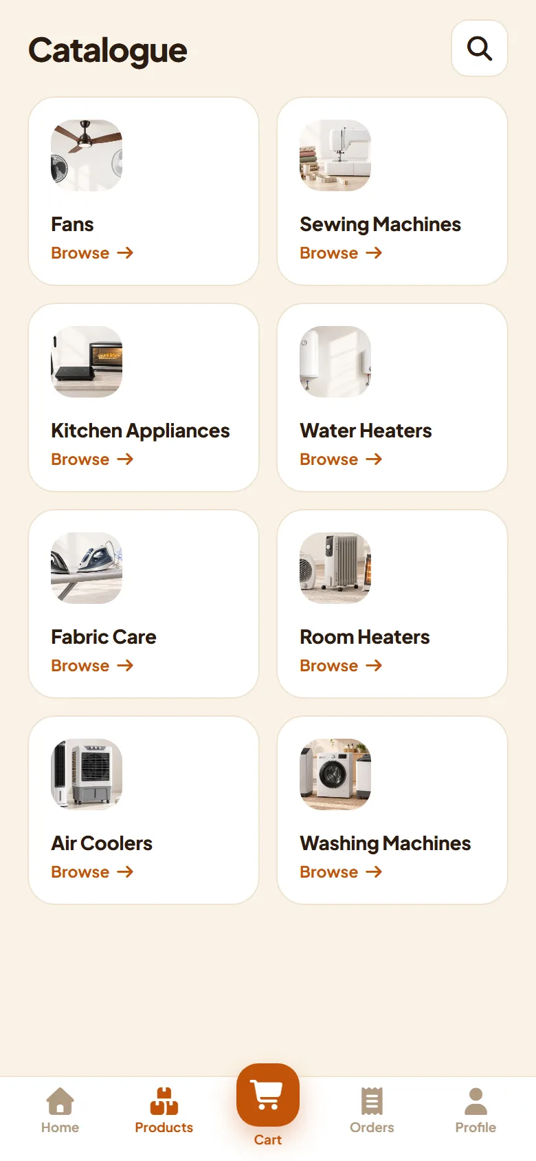 Dealer app catalog